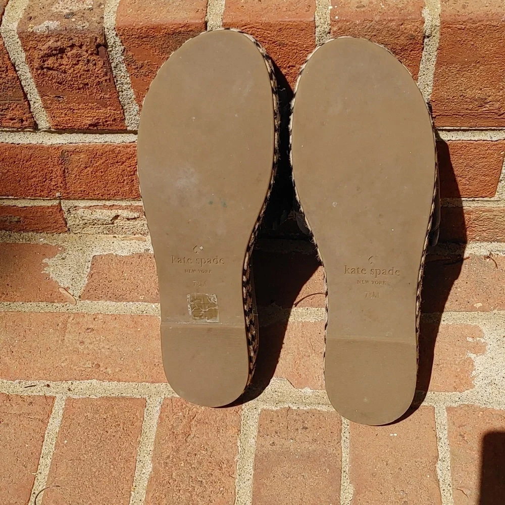 Kate Spade Zahara Black Slide Sandals Size 7.5 (17)